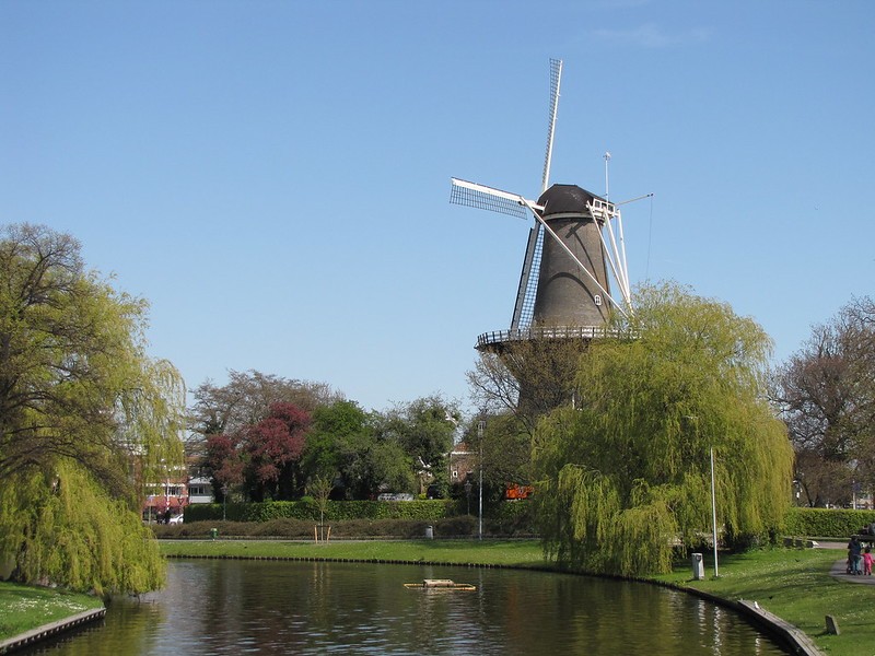 The Molen de Valk is known as one of the important attractions in Leiden.