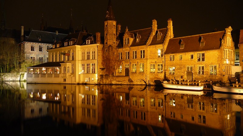 Day excursion to Bruges allows you to see the medieval buildings in the old city.