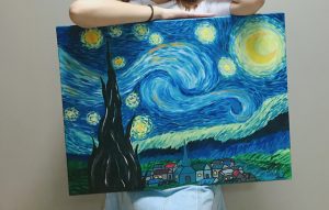 A van gogh painting to be see in Amsterdam.