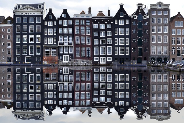 Amsterdam is a city with many wonderous brickworks.