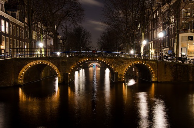 Must see's in Amsterdam include visiting the Canals at night.