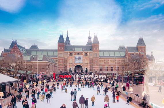 The Rijksmuseum is a national monument and is a must see in Amsterdam.