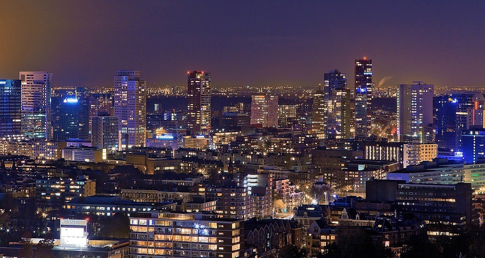 Attractions in Rotterdam include the Skyline of the the Rotterdam city.